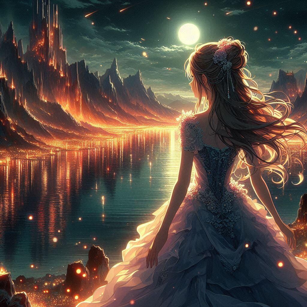 湖とパーティクル