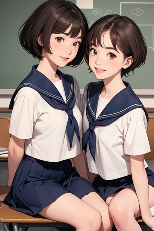 卒業の記念の1枚 | の人気AIイラスト・グラビア