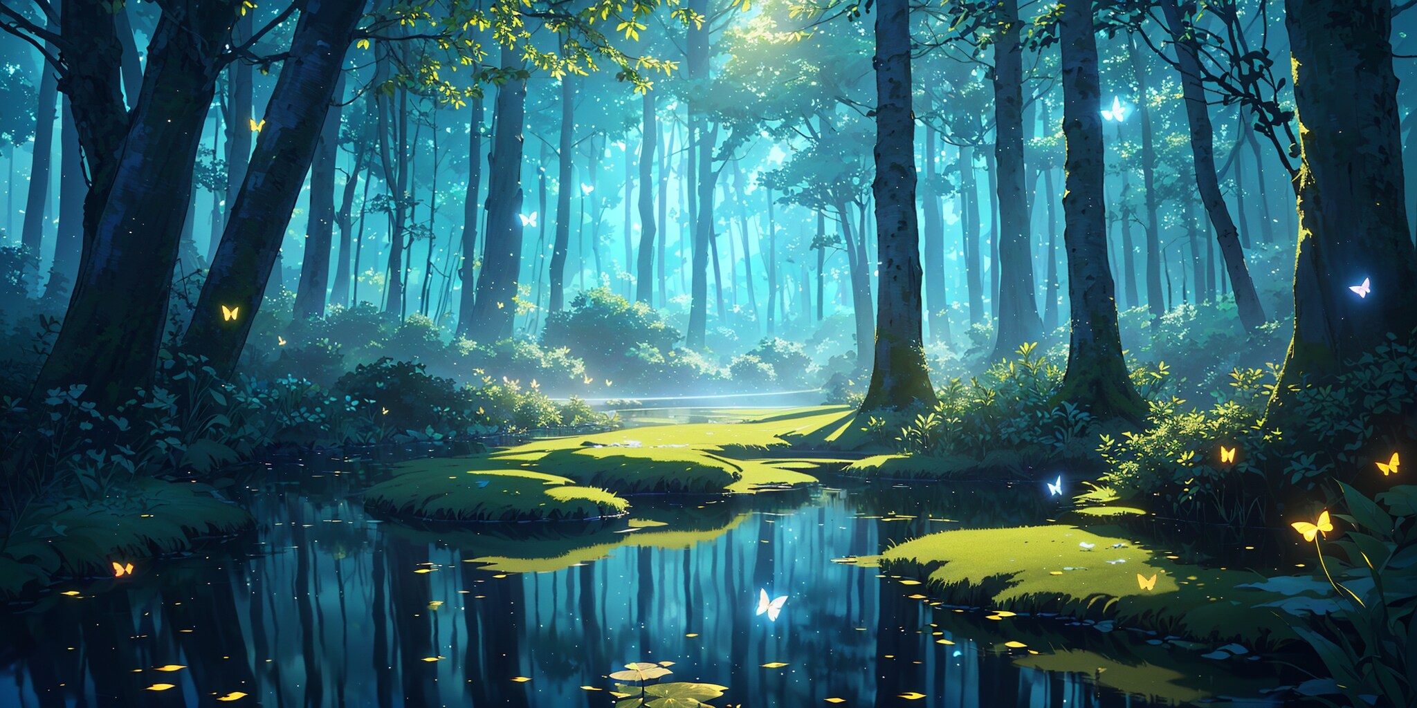 A quiet and peaceful fantasy world