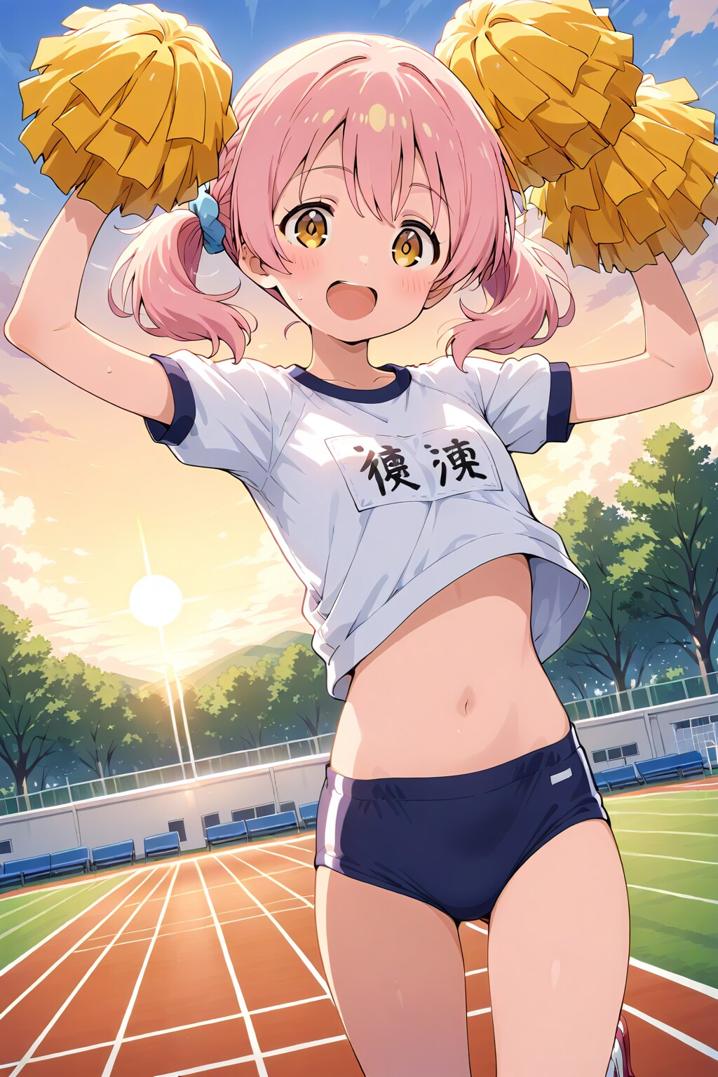 ふれっ、ふれっ、がんばって♪