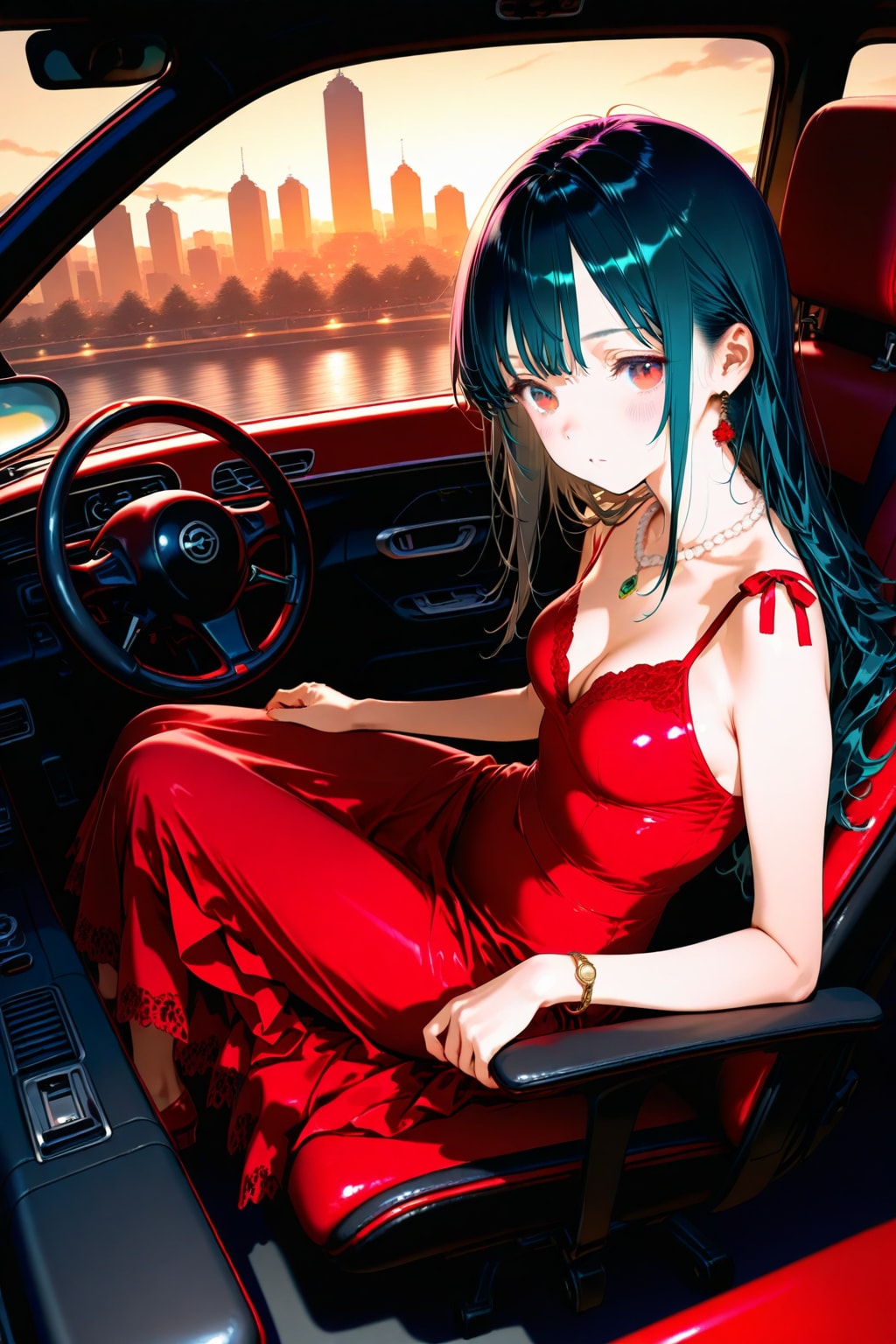 赤い車で行こう