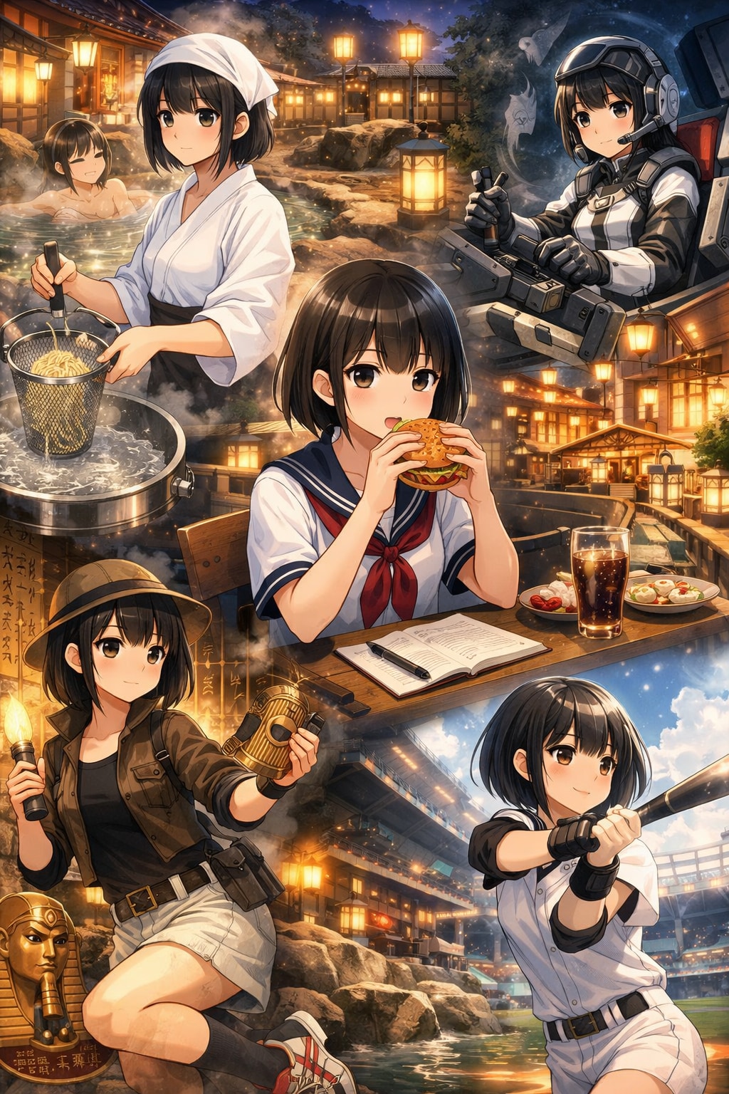 ChatGPTさんに尋ねたところ、動きのある一コマか好きなようですね。