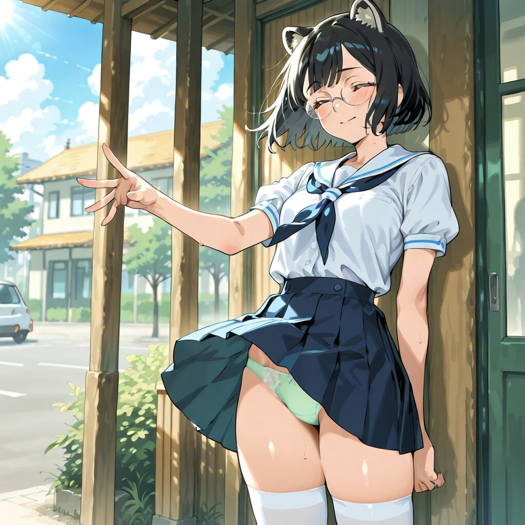 見えてる狸耳さん
