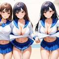 学校の美少女達 2枚目
