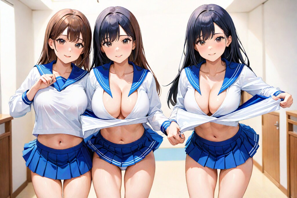 学校の美少女達