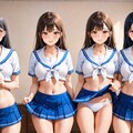 学校の美少女達 4枚目