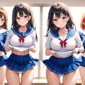 学校の美少女達 7枚目