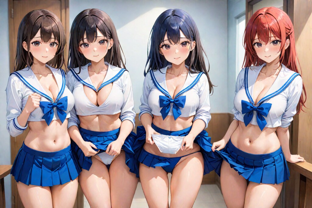 学校の美少女達