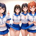 学校の美少女達 5枚目