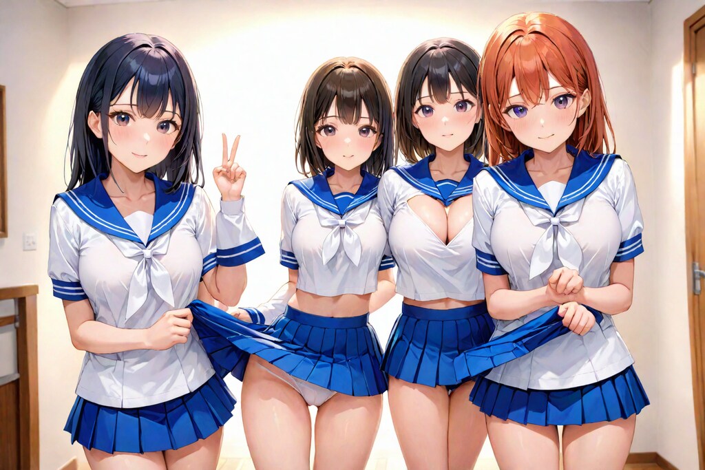 学校の美少女達