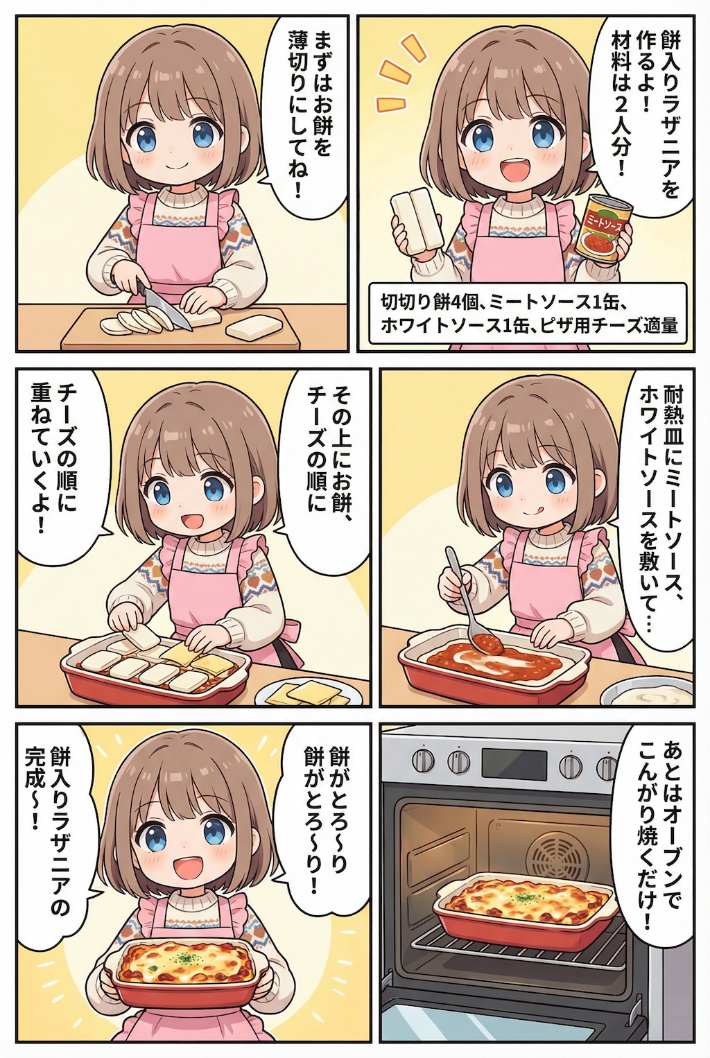 餅入りラザニア