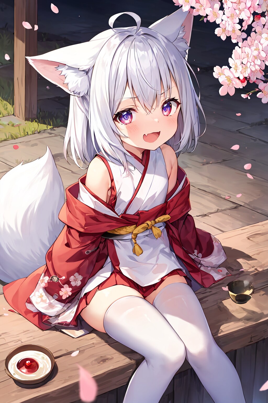 お花見キツネちゃん様