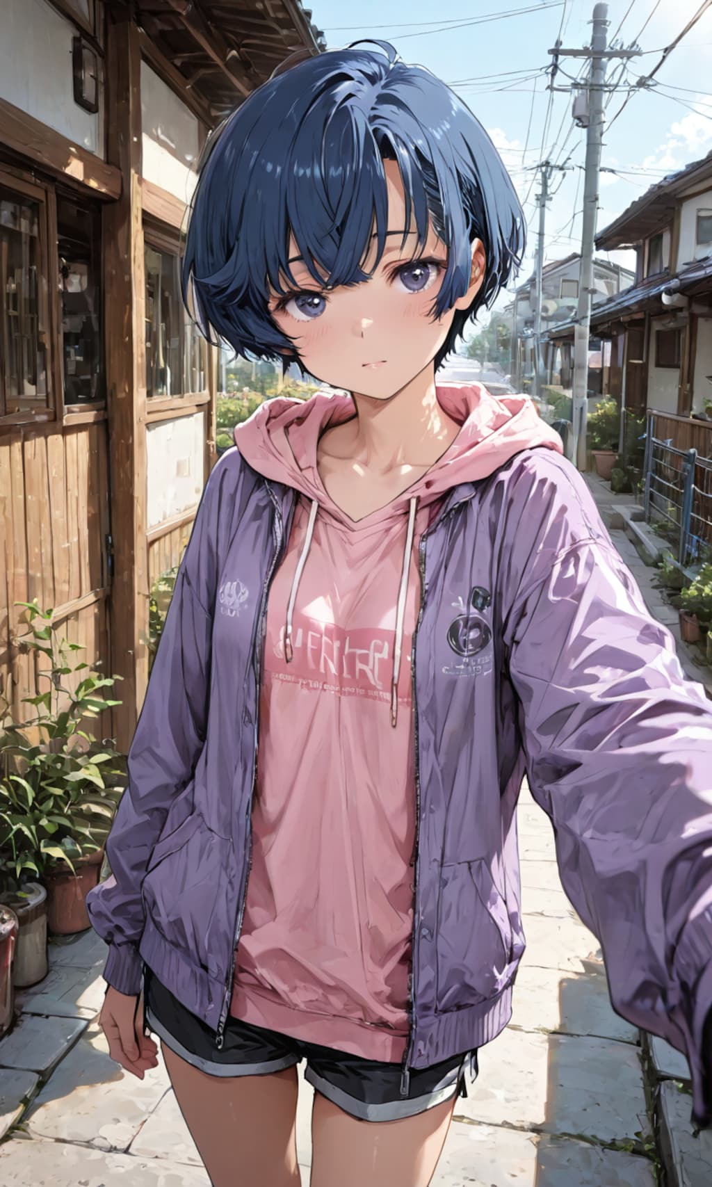 お散歩中だよ柑菜ちゃん