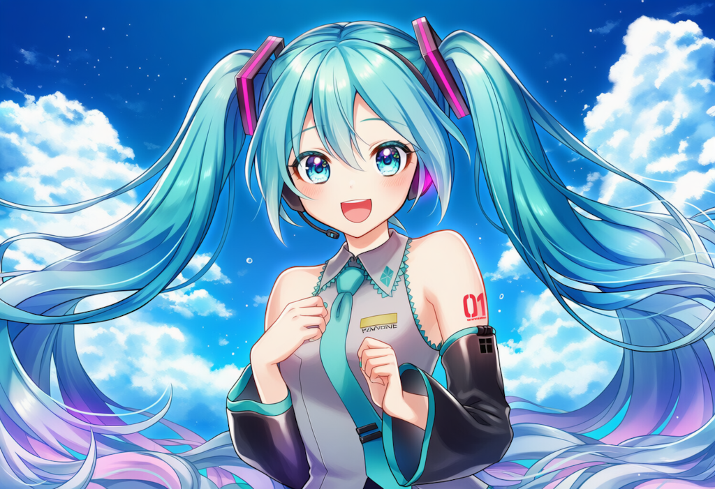 V4,5　ボカロ　初音ミク　ポニー