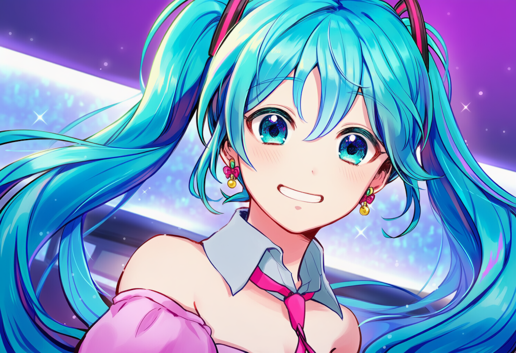 V4,5　ボカロ　初音ミク　ポニー