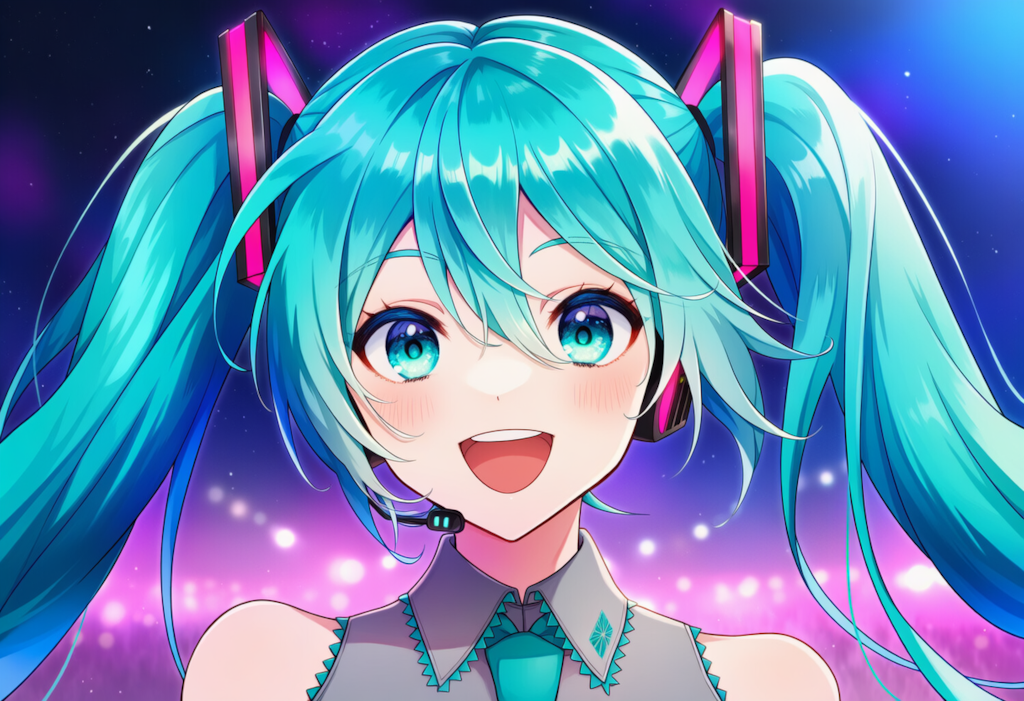 V4,5　ボカロ　初音ミク　ポニー