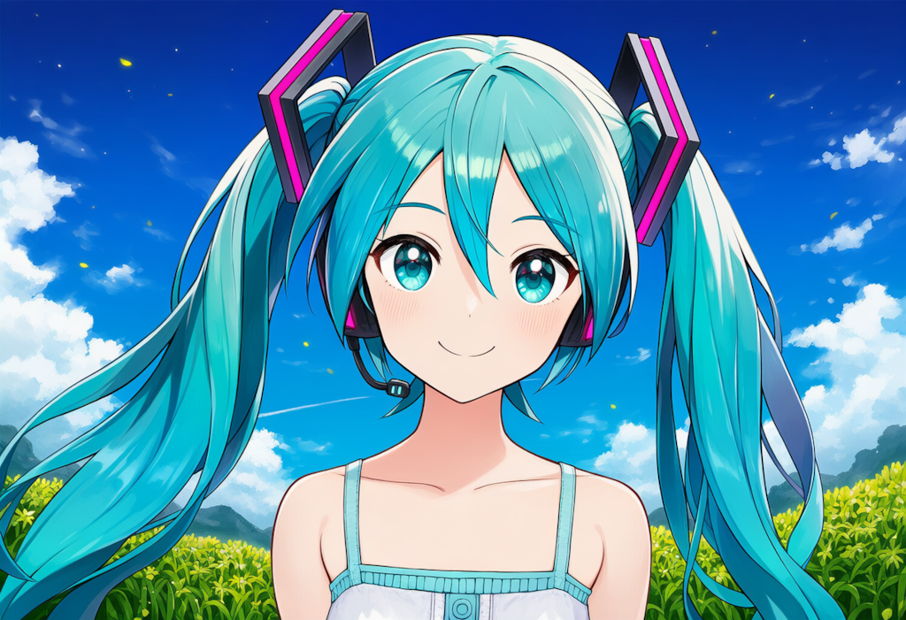 V4,5　ボカロ　初音ミク　ポニー