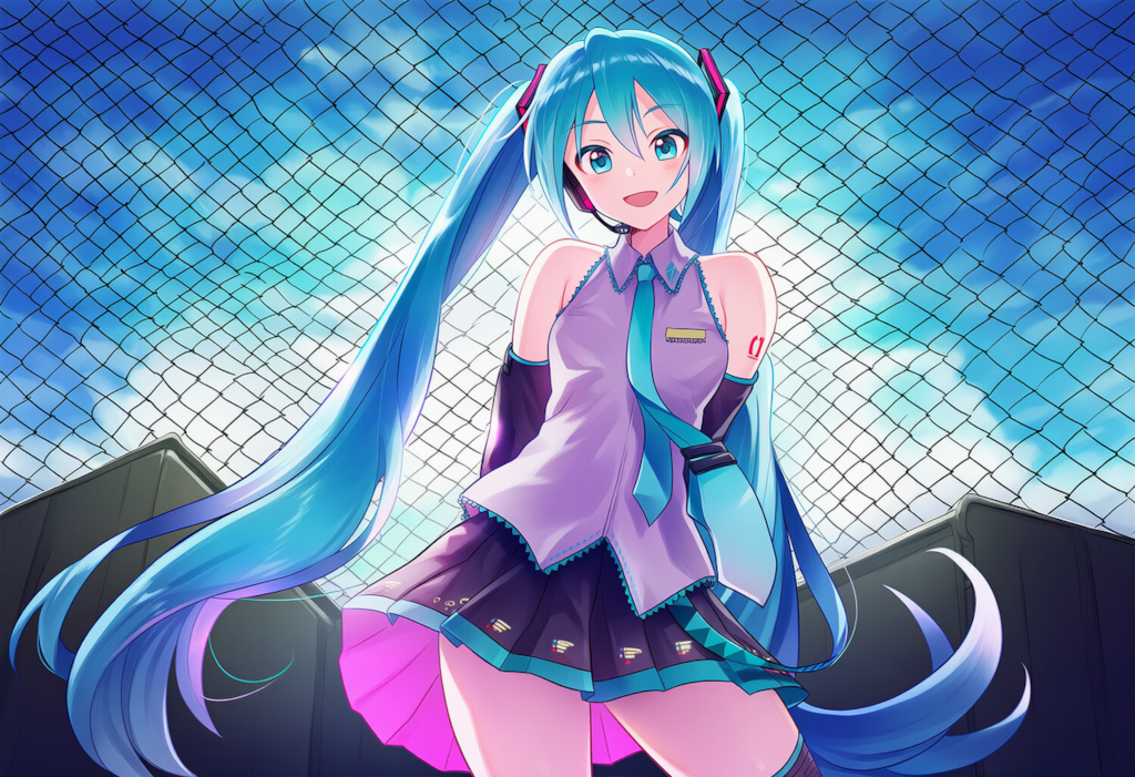 V4,5　ボカロ　初音ミク　ポニー