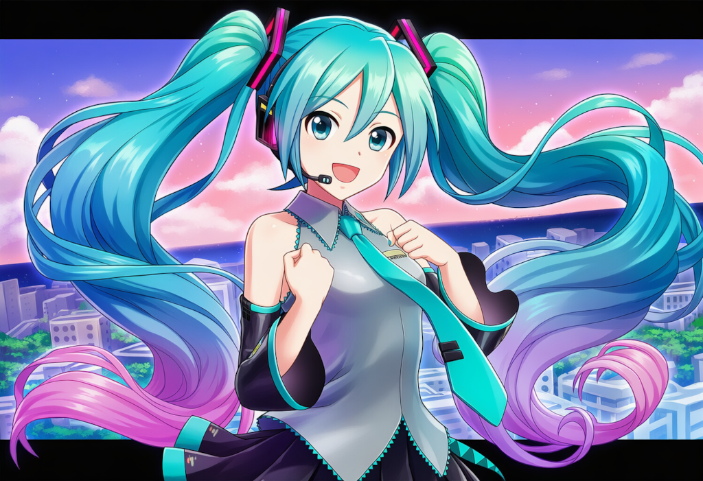 V4,5　ボカロ　初音ミク　ポニー