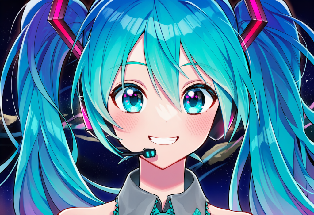 V4,5　ボカロ　初音ミク　ポニー