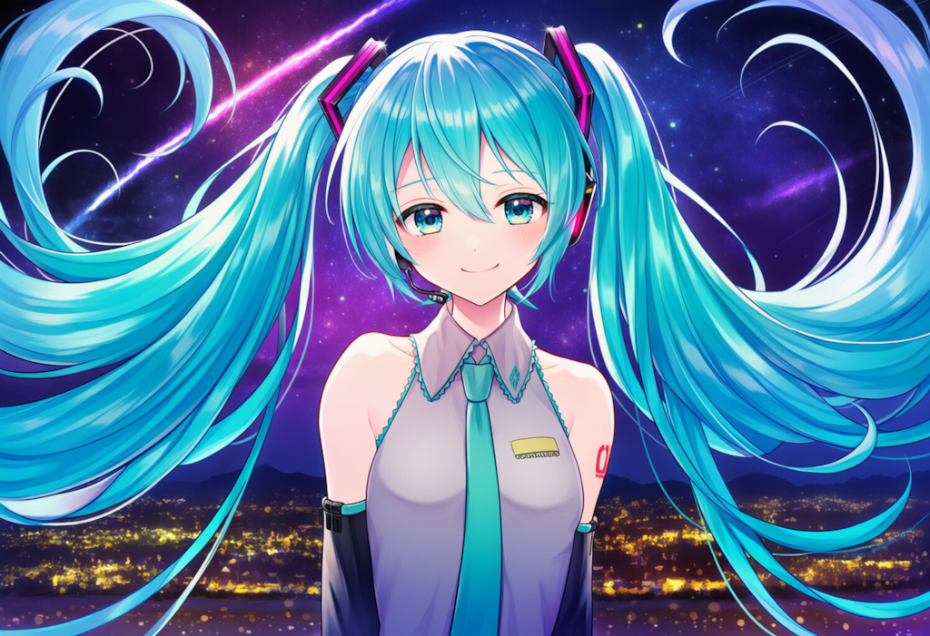 V4,5　ボカロ　初音ミク　ポニー