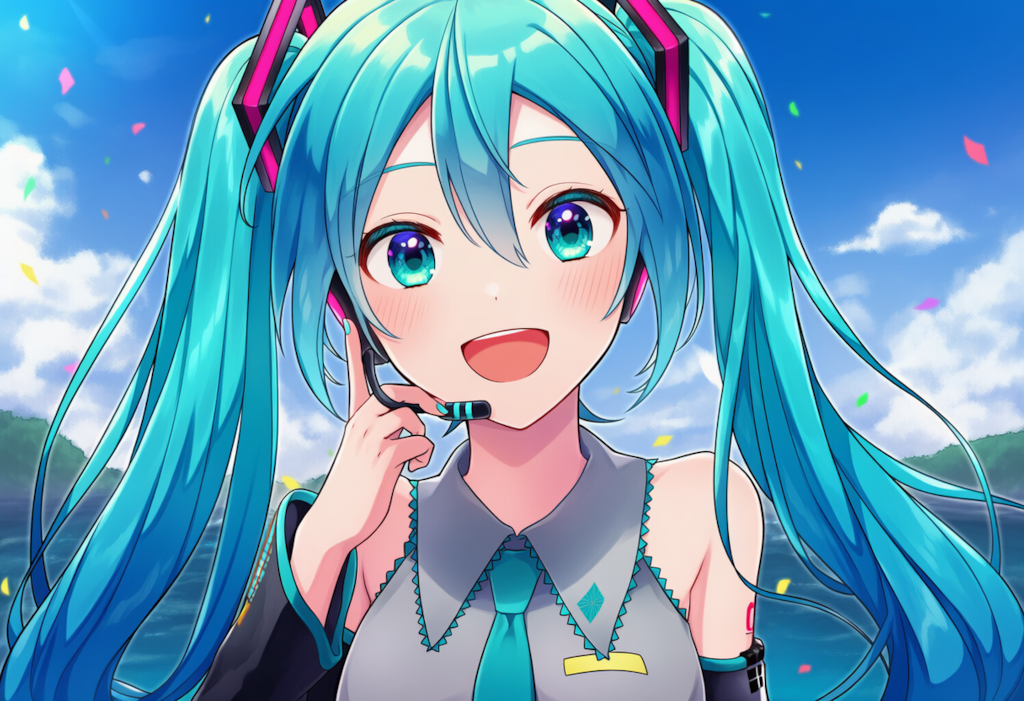 V4,5　ボカロ　初音ミク　ポニー