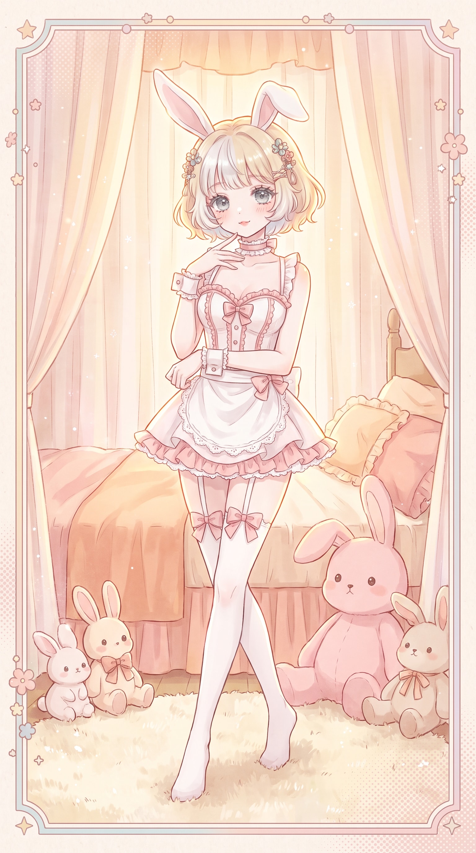 白兎の微笑 | の人気AIイラスト・グラビア