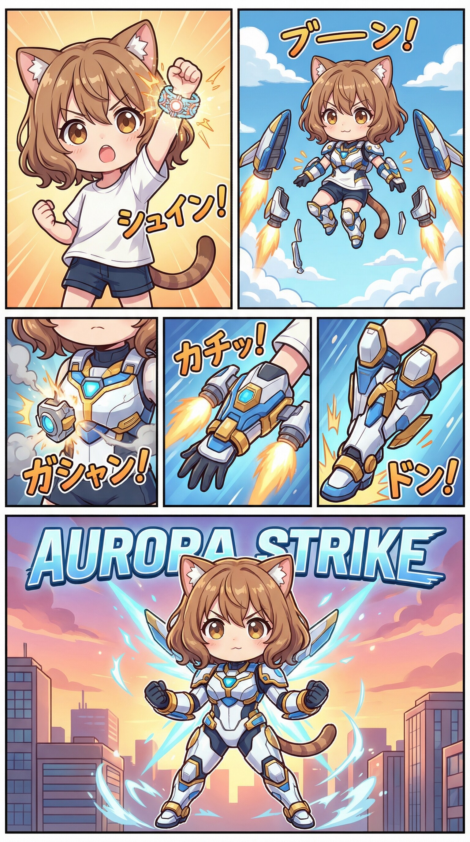 装着！AURORA STRIKE