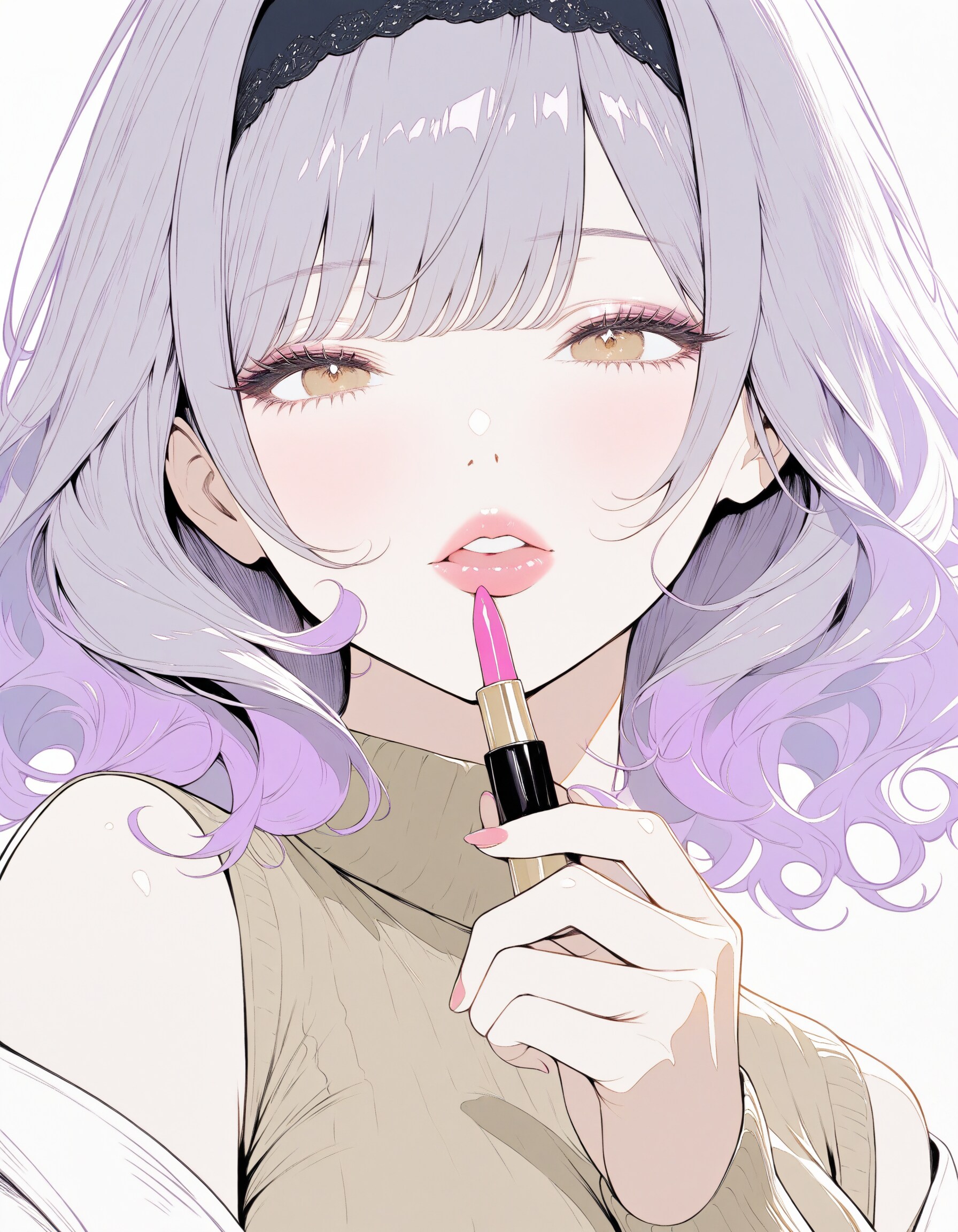 メイク中の姉さんXL