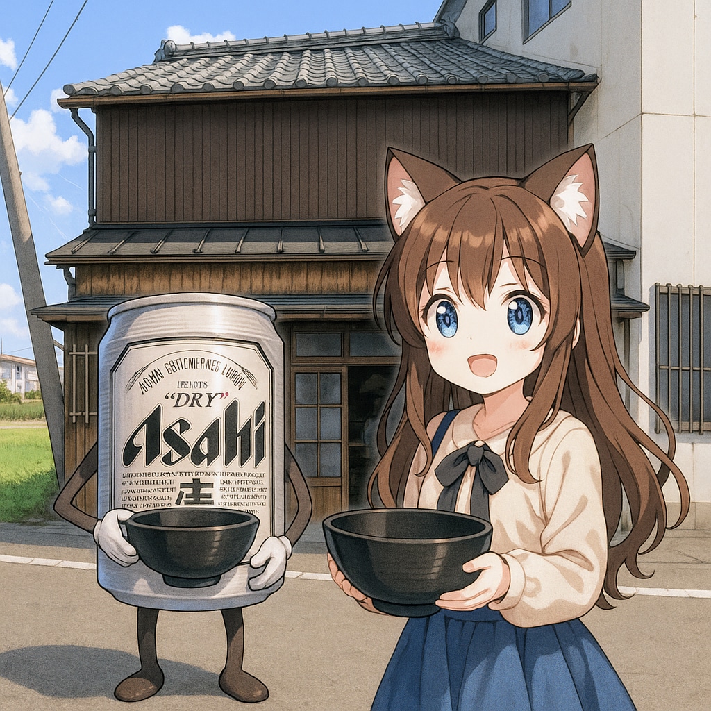 香川にうどんを食べに来た小さな女の子