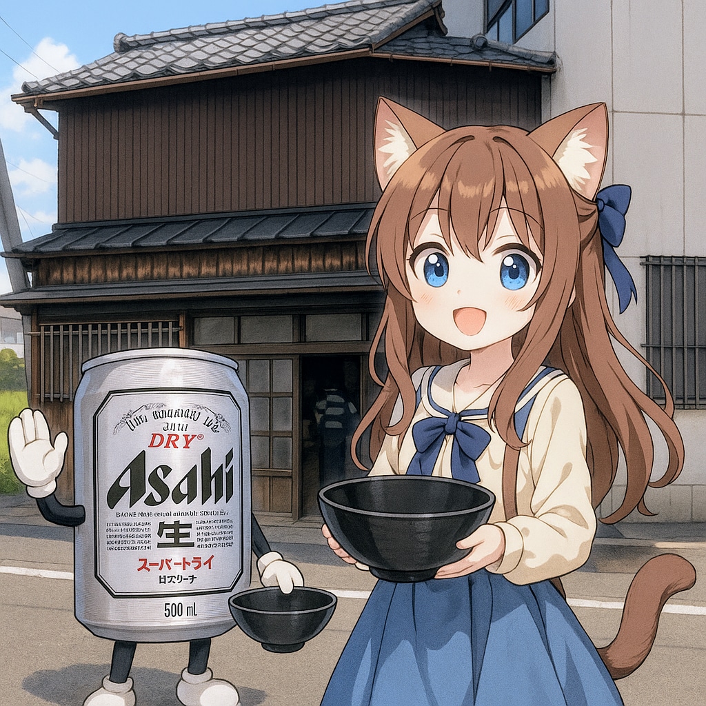 香川にうどんを食べに来た小さな女の子
