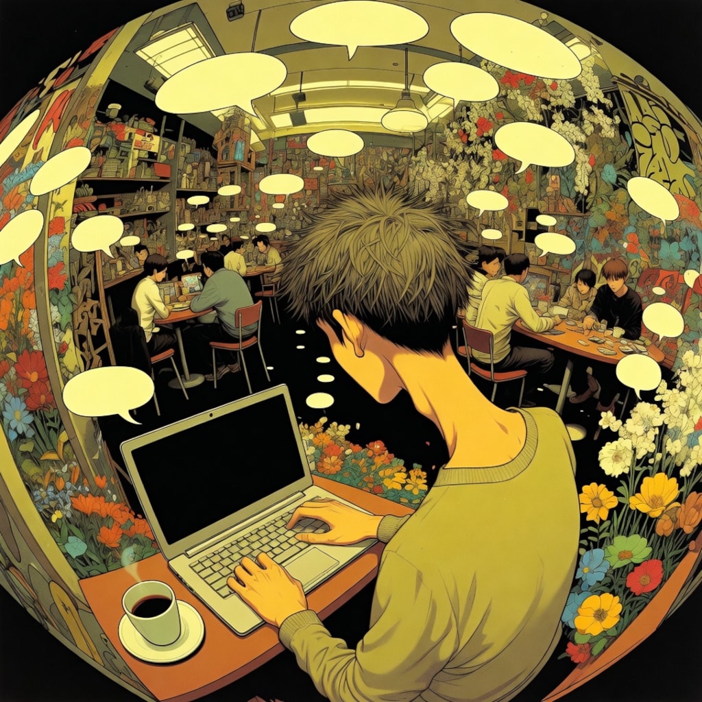 少しだけ人より多く｢言葉と画｣がこぼれ落ちていると思ってる