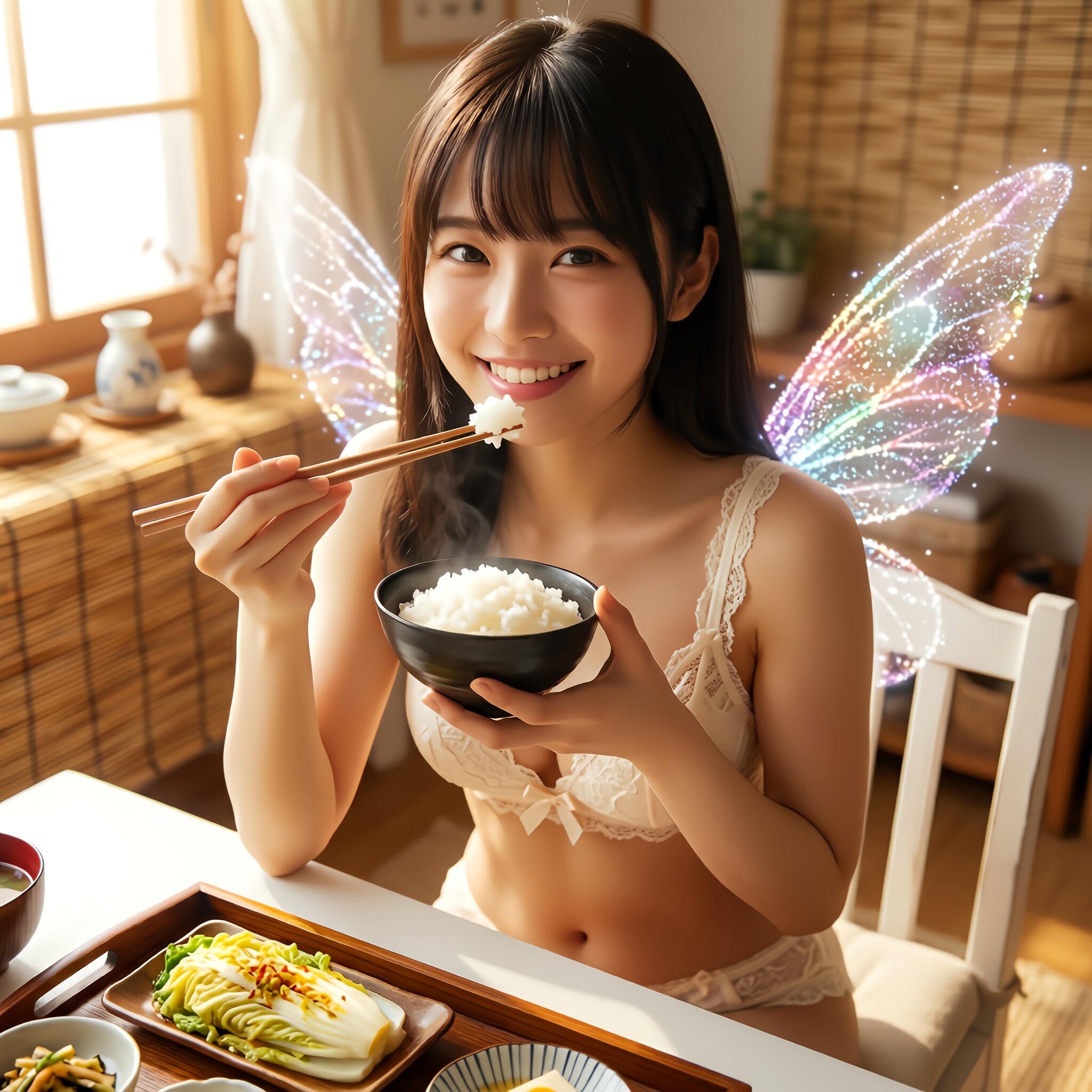 妖精の食卓（レシピ付き）キャプションにレシピ掲載