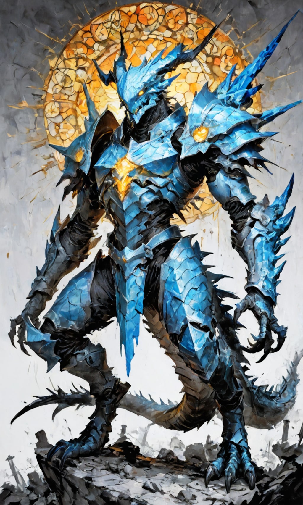 水面に連鎖する墜落の残像