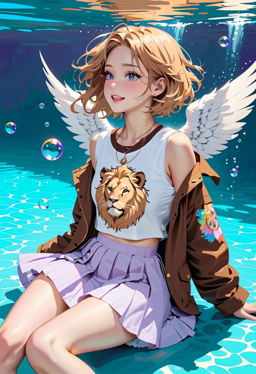 水面下の天使