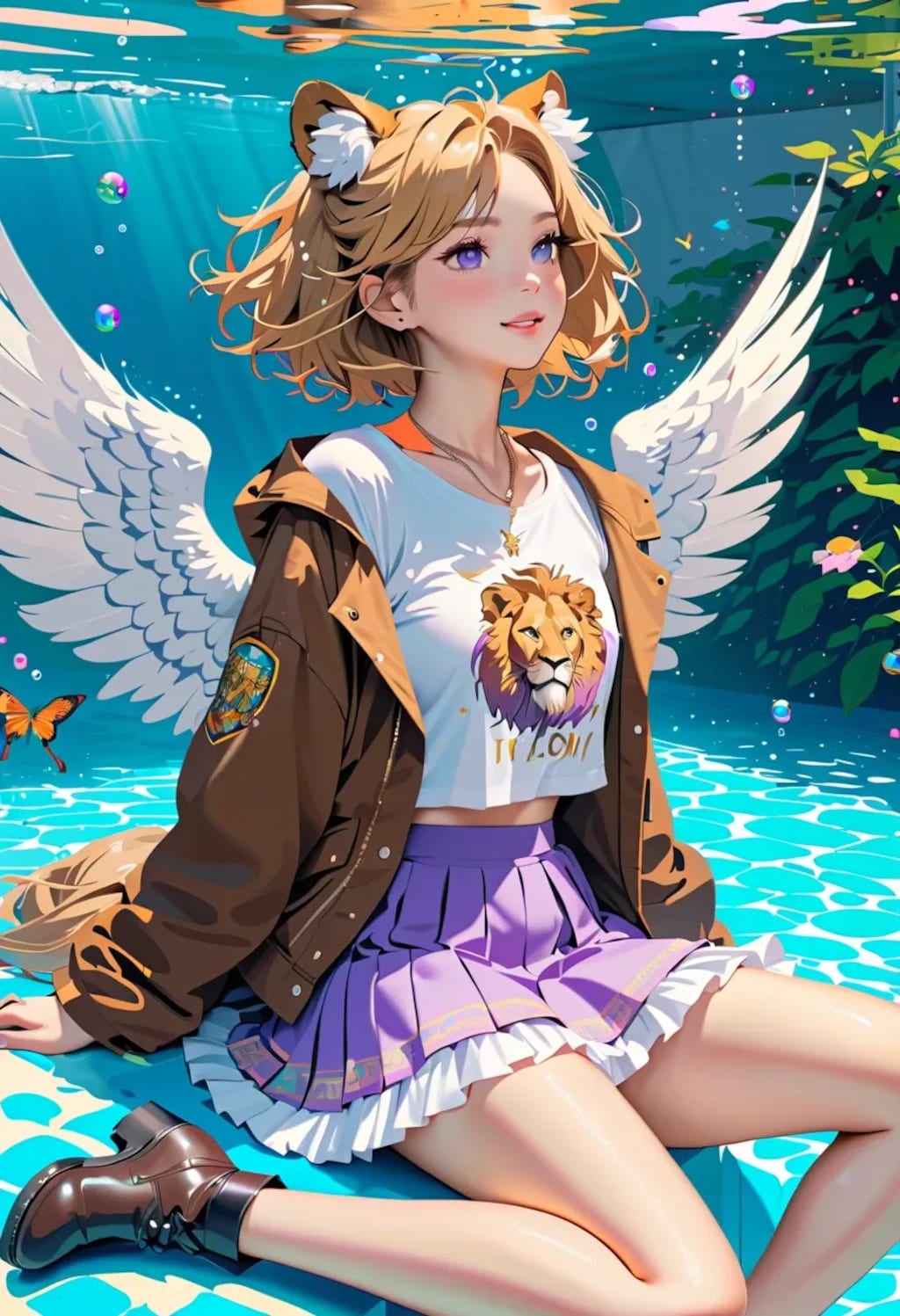 水面下の天使