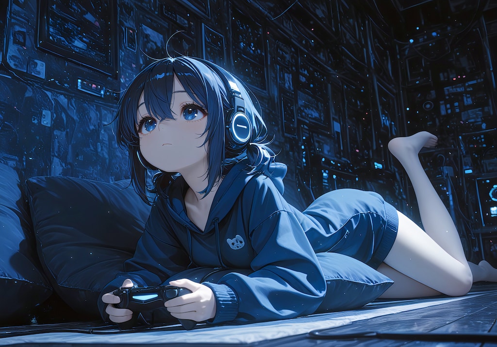 蒼依の癒し時間 ― 静かな午後と、ゲームの夜 ―