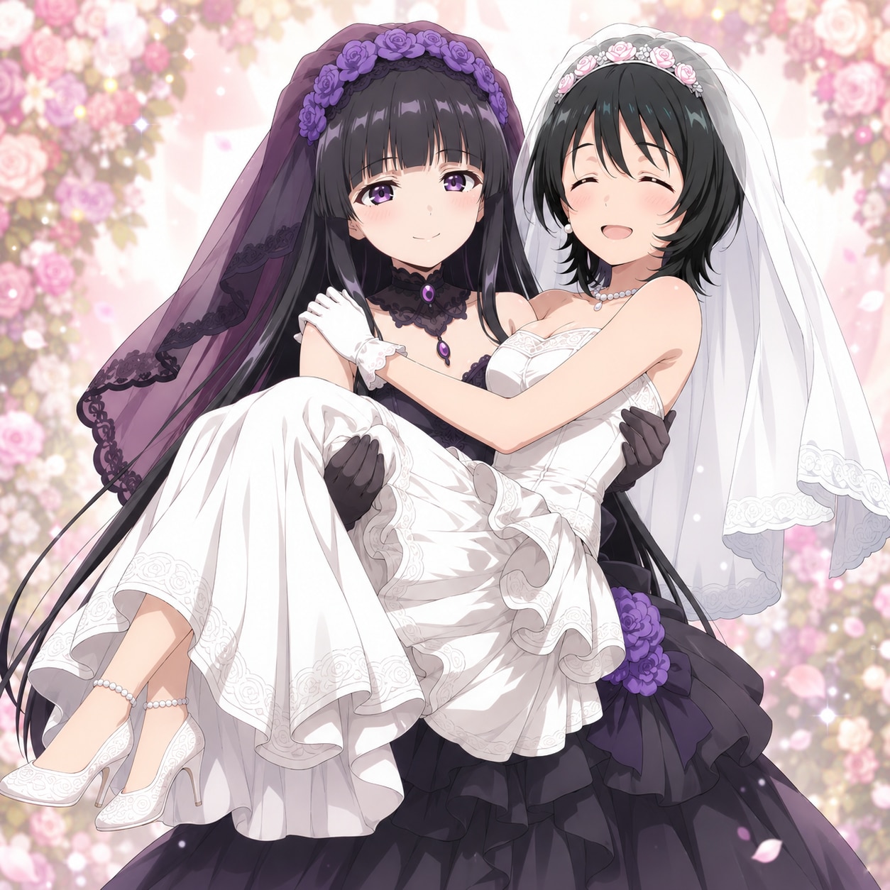 シノさんをお姫様抱っこ