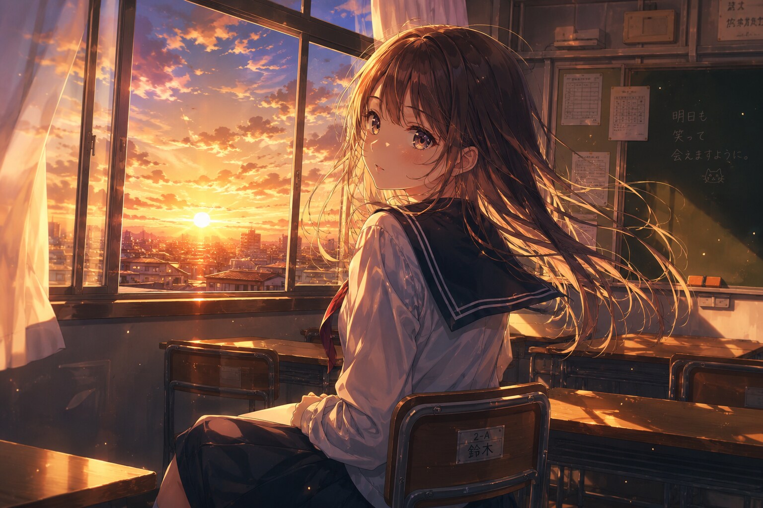茜さす少女 | の人気AIイラスト・グラビア