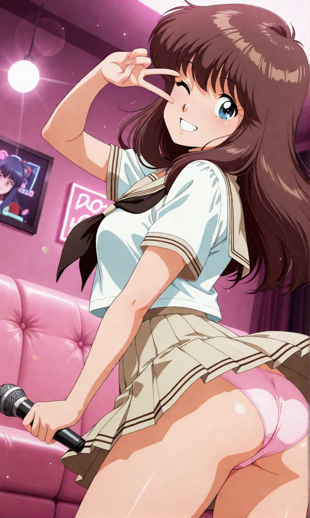 【春日くるみ】 カラオケBOXは若者のHotel 【Kurumi Kasuga】 R18