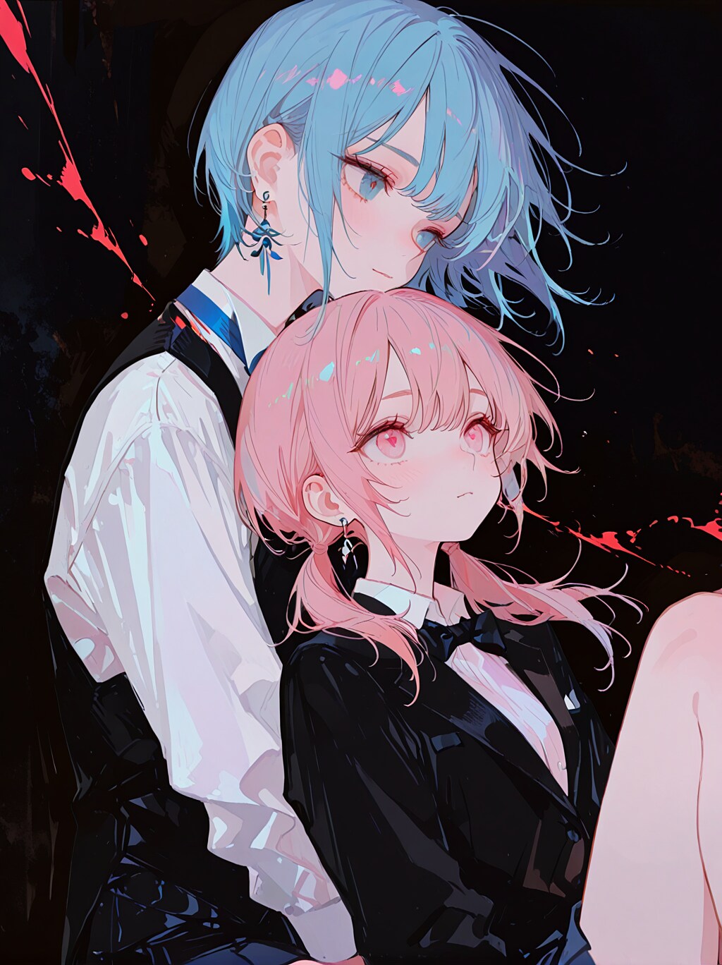 タキシードと少女ちゃん