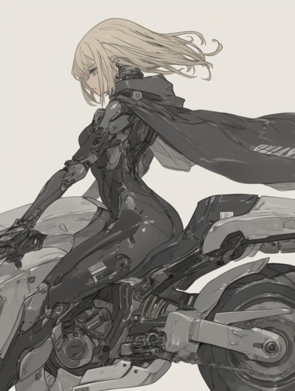 cyborg rider girl