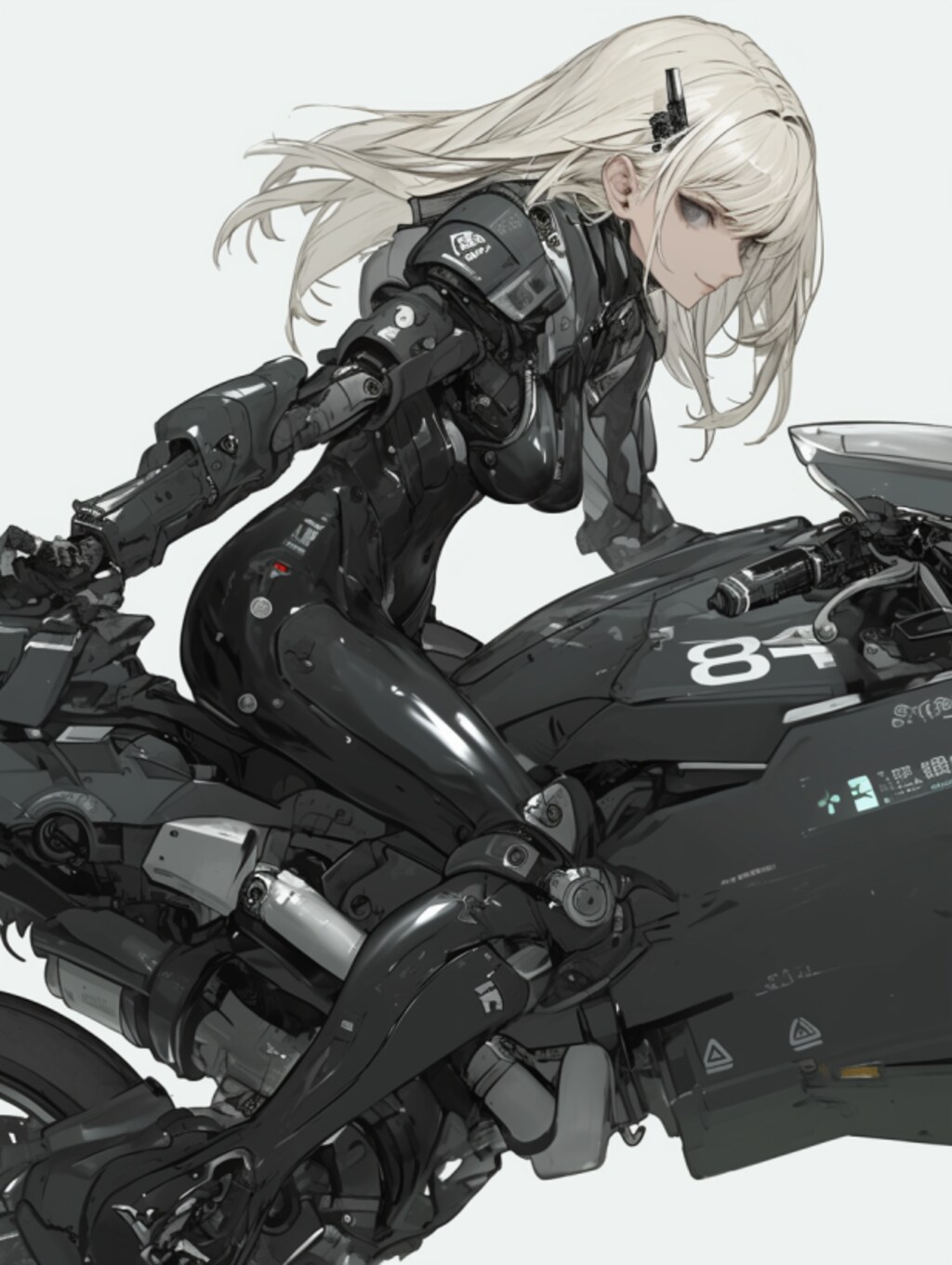 cyborg rider girl