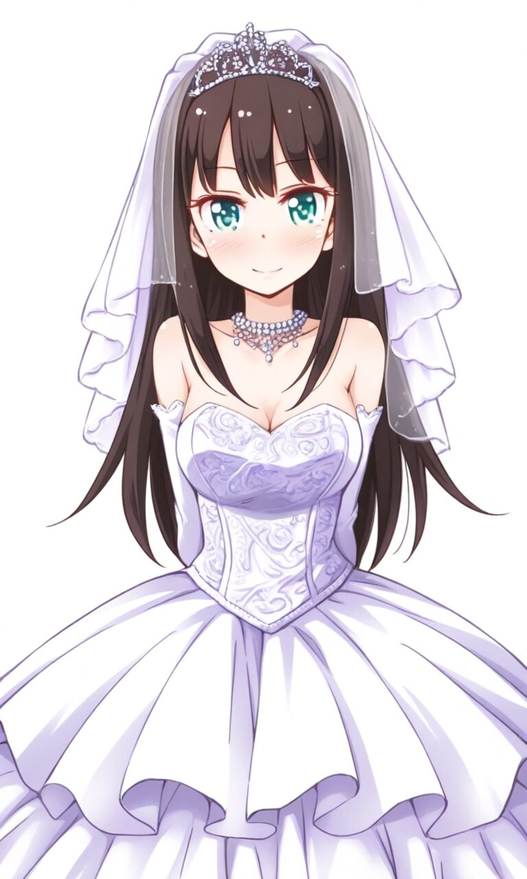 渋谷凛 ウエディングドレス | の人気AIイラスト・グラビア