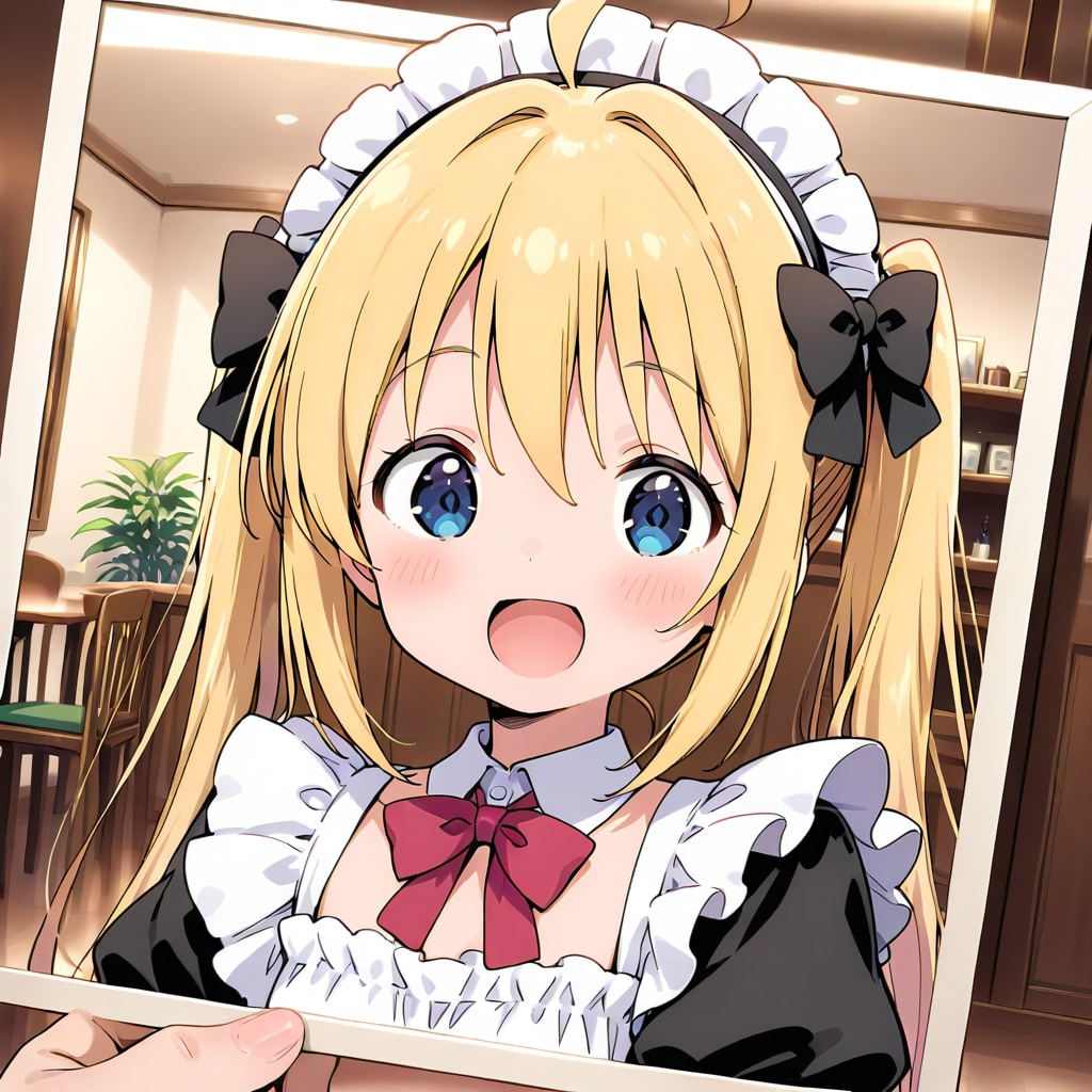 飛び出るメイドさん