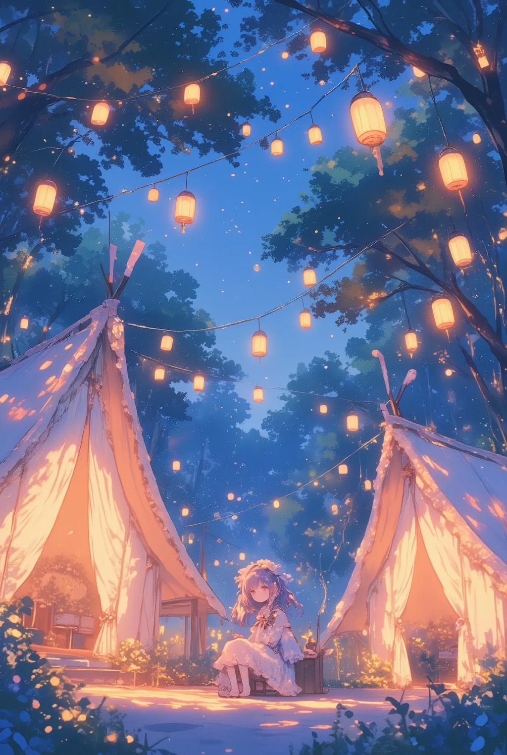 森のキャンプ場