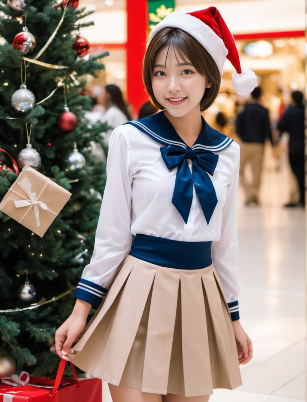 平日のショッピングモール