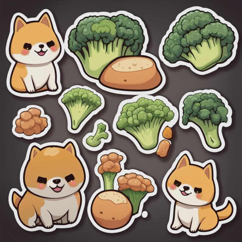ブロッコリー犬