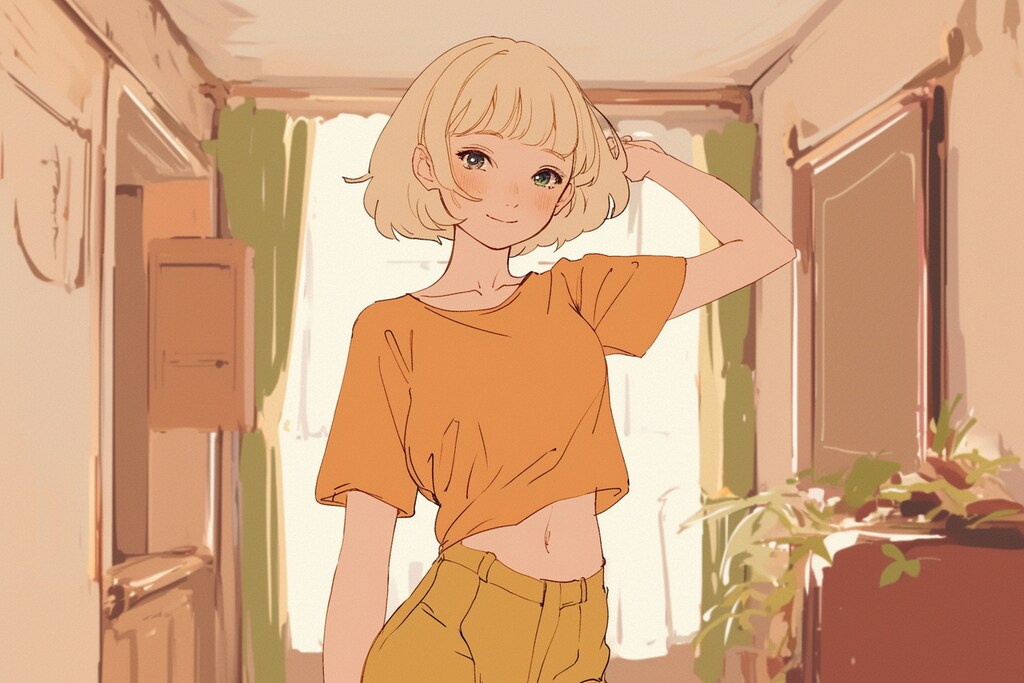 マッシュカットの子✨101