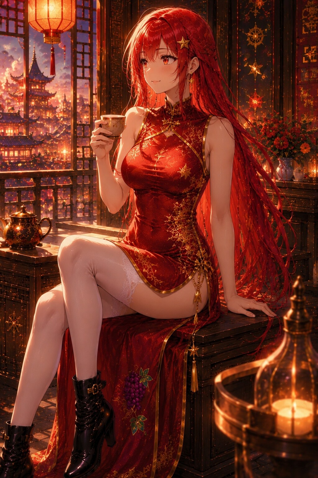 ちょっとひと息🍵 | の人気AIイラスト・グラビア